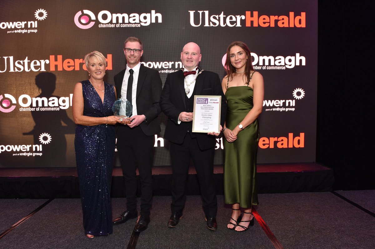 Congratulations to all the winners @Omaghchamber Business Awards on 6th October, especially the winners of Best Health & Wellbeing Provider, Outstanding Marketing Campaign and the Accommodation of the Year awards #sponsoredbyPowerNI @coreni_corekids @CorickHouse @prophysioNI