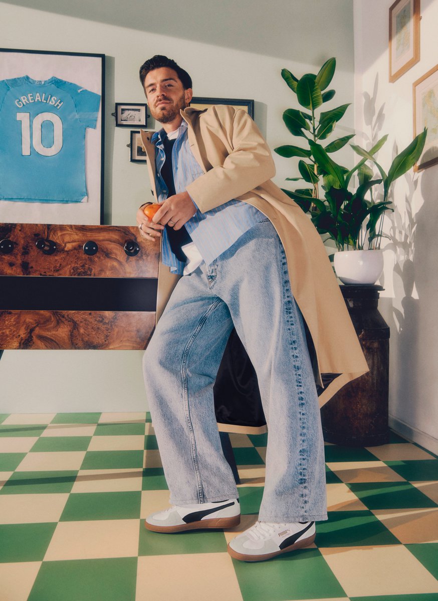 wayamagazine's tweet photo. PUMA introduces the first-ever Palermo campaign, starring Jack Grealish, the beloved Manchester City midfield playmaker, upstart, and style icon. https://t.co/MxaOzGz0bk #WWMAG https://t.co/hI9Dbo3FKh