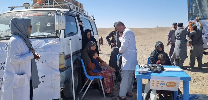 TOLOnews's tweet photo. UNFPA Afghanistan wrote online that 318,000 people need humanitarian assistance following the Herat earthquake, 76,000 are women and girls of reproductive age and 7,400 are currently pregnant.
UNFPA also wrote that the organization “has mobilized partners to provide maternal and newborn care in the affected communities to ensure safe births.”
#TOLOnews