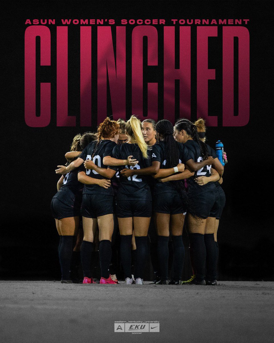 𝗣𝗜𝗘𝗖𝗘 𝗕𝗬 𝗣𝗜𝗘𝗖𝗘 🧱

For the third consecutive season, 
EKU clinches a berth to the Atlantic Sun Conference Tournament!