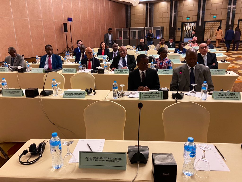 AUC_PAPS's tweet photo. The Inaugural Retreat of the AU Commission, AU SRCCs and the UN SRSGs and SESGs Towards Enhanced Cooperation and Collaboration in Peace and Security
opens in Cairo to reflect on ways of scaling up the #UN-#AU partnership to promote good governance and peace dividends in Africa https://t.co/IuTML1TfQ3