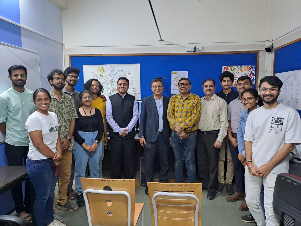Excited to meet the energetic students and faculty of MIT Institute of Design and the AIC-MIT ADT Incubator Forum and witness their innovative thought processes. @MITInstitutes @vsrinivasarao18 @ramakiyer @palas_pune @MadanRao @sanjivvgandhi #MIT #MITInstituteofDesign