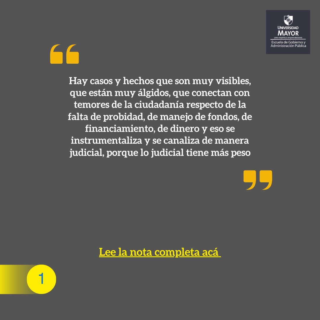 ¡Revisa la opinión de la académica de nuestra Escuela! María Pía Méndez #presenciaenmedios