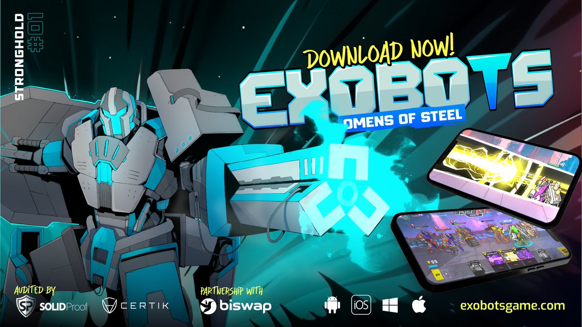 Fancy a duel? 🔥 Enjoy an unparalleled combat with your friends, show who is the leader and gain game experience 🦾 Play #Exobots: PlayStore (Android): bit.ly/3Ziaheg AppStore (iOS/macOS): bit.ly/45TD37g Windows: bit.ly/45KTSkV #nftgame #bnbchain