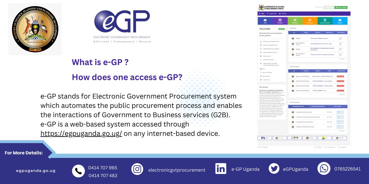 Lets get acquainted with e-GP!
#eGP 
#Doingmore 
#Electronicgovernmentprocurement