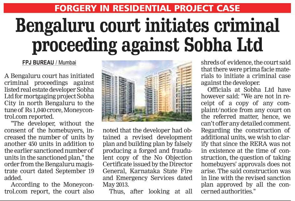 KA_HomeBuyers's tweet photo. Why do developers do forgery and mortgage the apartment land that belong to flat owners to banks? Do Banks verify documents while sanctioning loan? Big question on Banks and @RBI on their process of verification of document. @RBIsays @narendramodi  @osd_cmkarnataka @CMofKarnataka https://t.co/wfQMYumTeS