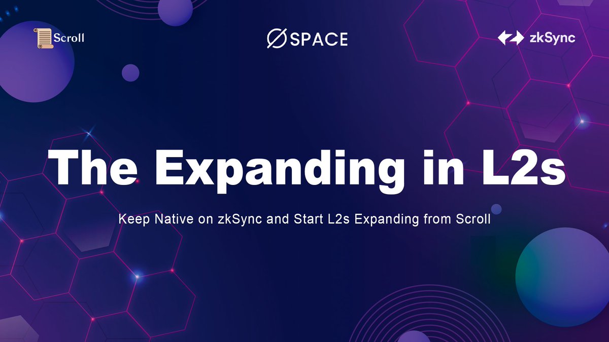 spacefi_io's tweet photo. With SpaceFi 2.0 on the way, we'd like to share another important plan: The Expanding in L2s.

Keep Native on #zkSync and Start L2s Expanding from #Scroll 

#Layer2 is becoming a revolution in the crypto world, with fierce competitions and promising values. SpaceFi is focused on zkSync ecosystem and also hopes to bring more value to the community through expanding in more L2s.

To better get the new traction and coordinate the benefits of the users in different ecosystems, we plan to fork SpaceFi separately to expand in other ecosystems, similar to Velodrome (No.1 DEX on Optimism) and its forked product Aerodrome (No.1 DEX on Base).

1/3