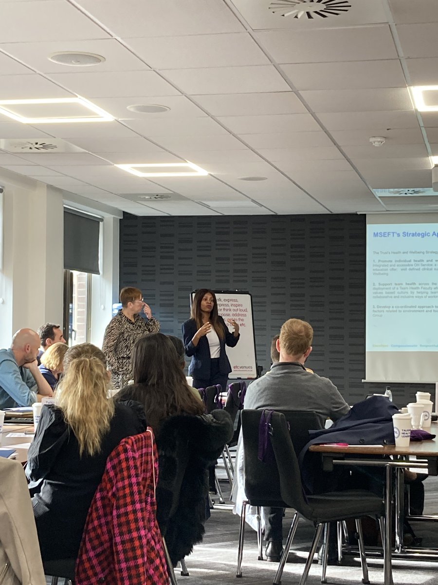 Thank you Tanise and Becky for giving the first keynote talk at todays mid-level NHS managers conference. A fascinating insight in to the work you are doing <a href="/MSEHospitals/">Mid and South Essex NHS Foundation Trust</a> with FrontlineBuddy.  #NHSleadingfromthemiddle