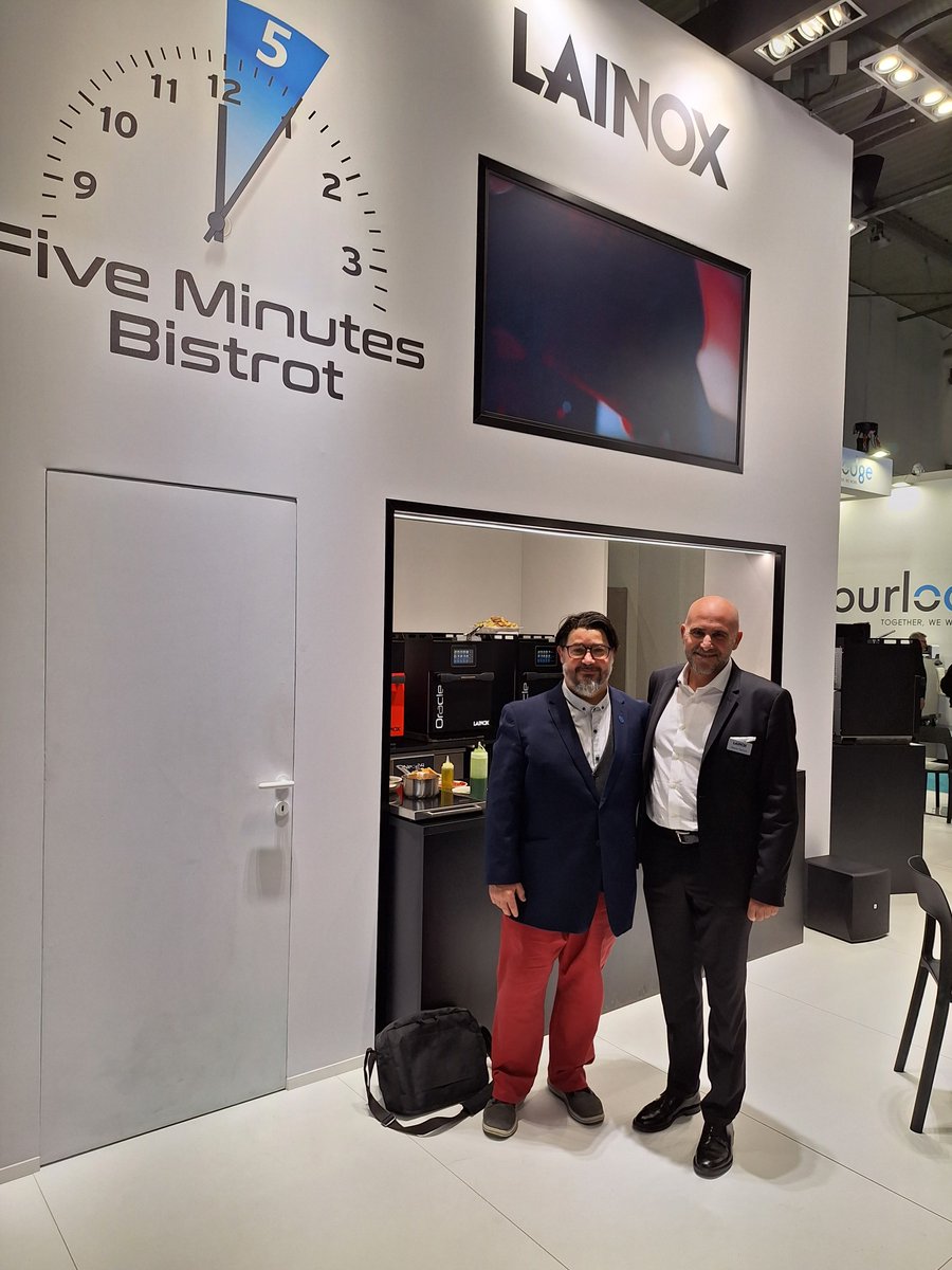 Catching up with Lainox MD Mr @Marco Ferroni on stand @HostMilano a great privilege!
#keepitcooking
#HostMilano