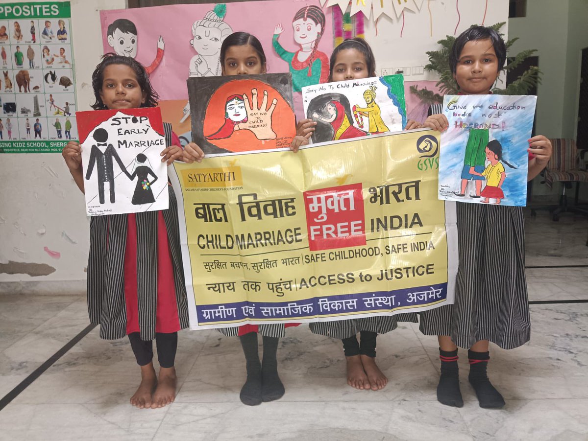 AbhaySingh14131's tweet photo. #ChildmarriageFreeindia 
#Jodhpur #GSVS https://t.co/99oUcWOSD4
