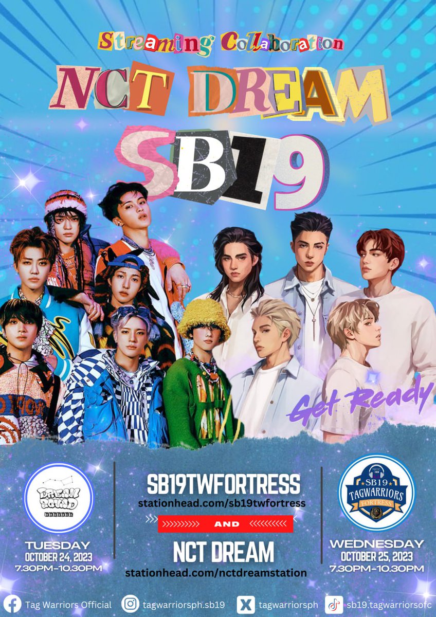 Tag Warriors ⚔️ Official 🇵🇭 🍎 (@tagwarriorsph) on Twitter photo “MUSIC cuts through all boundaries..”
We’re giving you another BIG INTERNATIONAL SH STREAMING COLLABORATION‼️ Where you at, A’TIN and NCTzen⁉️ 🤗
<a href="/tagwarriorsph/">Tag Warriors ⚔️ Official 🇵🇭 🍎</a> 🤝 <a href="/DREAMSQ_PROJECT/">DREAM SQUAD PROJECT</a>
Schedule and details here ⬇️
#SB19shcollabwithNCTDREAM
<a href="/SB19Official/">SB19 Official</a> #SB19
#TWPh #NCTDREAM “MUSIC cuts through all boundaries..”
We’re giving you another BIG INTERNATIONAL SH STREAMING COLLABORATION‼️ Where you at, A’TIN and NCTzen⁉️ 🤗
<a href="/tagwarriorsph/">Tag Warriors ⚔️ Official 🇵🇭 🍎</a> 🤝 <a href="/DREAMSQ_PROJECT/">DREAM SQUAD PROJECT</a>
Schedule and details here ⬇️
#SB19shcollabwithNCTDREAM
<a href="/SB19Official/">SB19 Official</a> #SB19
#TWPh #NCTDREAM