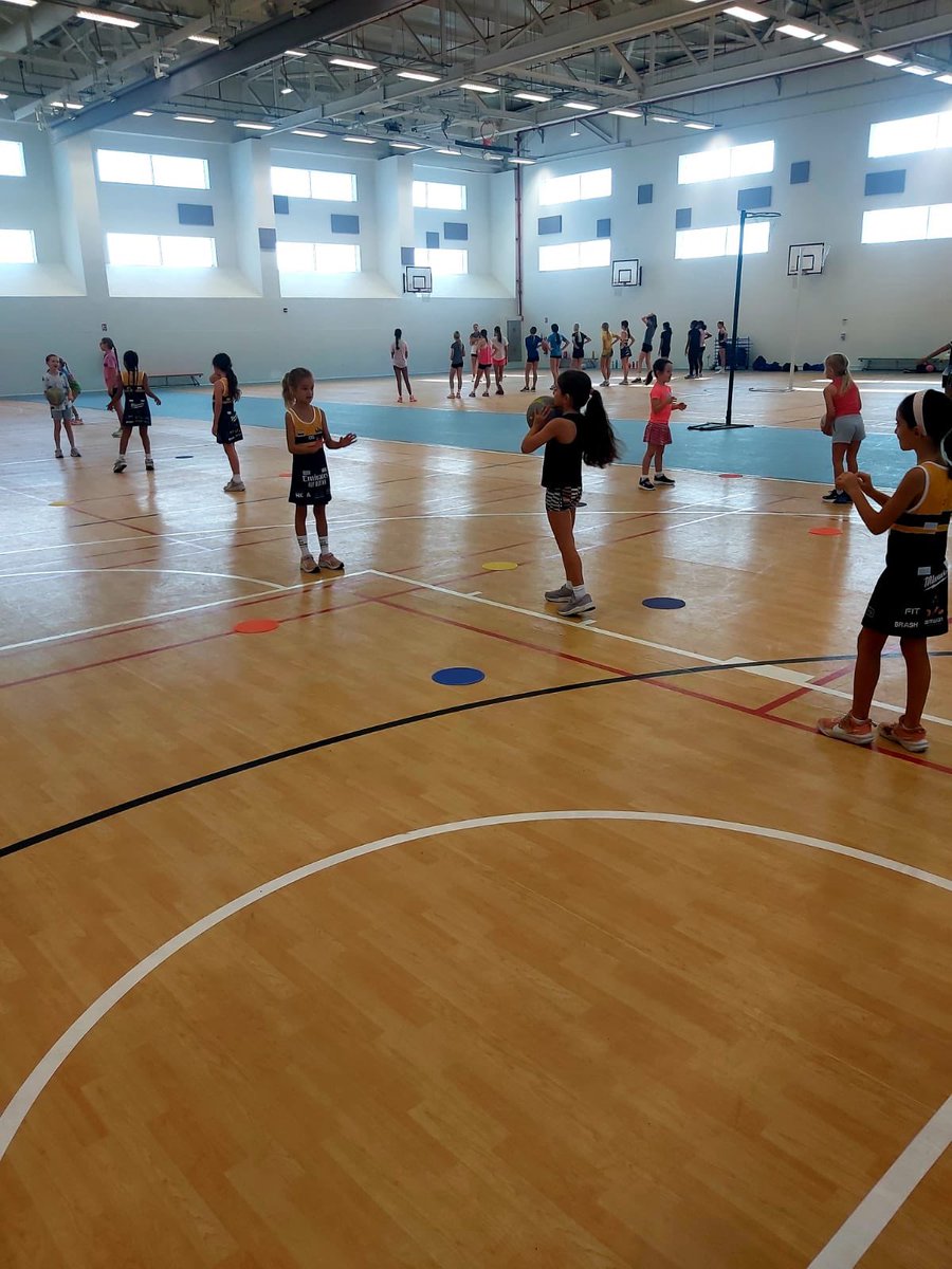 SedberghCourses's tweet image. Day 1 of our Netball Camp @DubaiCanes and with the incredible @PamelaCookey is in the books! 🏐🌪️ What an amazing day of learning, teamwork, and fun. Two more days of netball excitement to go – stay tuned for more updates! #ThreadOfGold