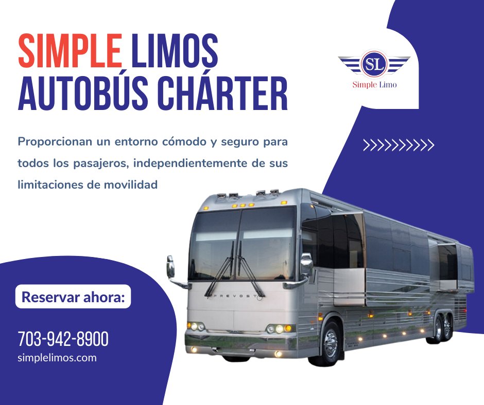 Proporcionan un entorno cómodo y seguro para todos los pasajeros, independientemente de sus limitaciones de movilidad

Reserva con nosotras ahora: 703 942 8900

#simplelimos #grouptransportation #corporatetransport #busservice #tourtransportation #tripfairfax #Virginia