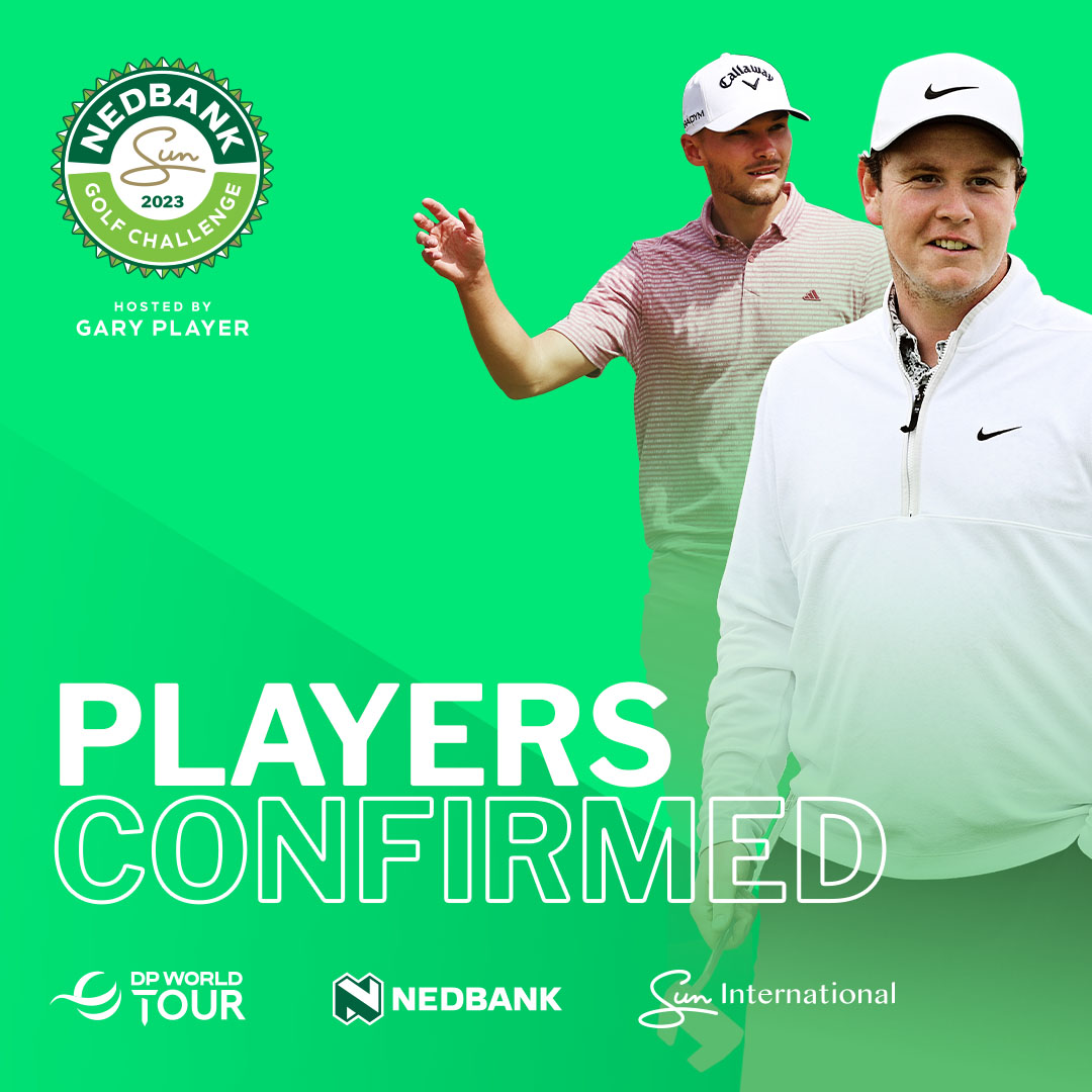 Get ready for an extraordinary showdown at the Nedbank Golf Challenge! Ryder Cup standouts Nicolai Højgaard and Bob MacIntyre, fresh off their triumph in the Eternal City, are set to light up the greens from 9-12 November 🏌️‍♂️ Get your tickets now: bit.ly/48TN8mC