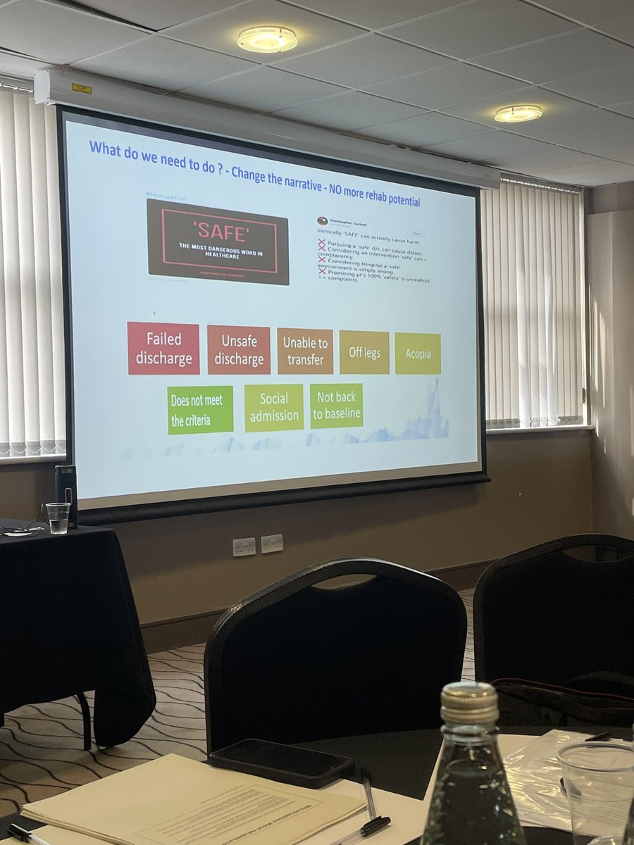CspHattie's tweet photo. Rehab is a right. We need to stop saying that there is ‘no more rehab potential’. Our language matters. Our language creates our reality. We need to ask the patient what’s needed for them, what matters for them. @VMulvanaTuohy #HNYrehab https://t.co/oK9Cv2WJe7