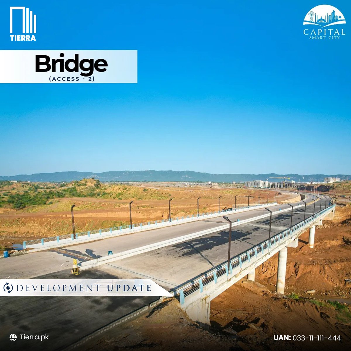 tierraassociate's tweet photo. The development of Capital Smart City is taking shape at an incredible pace. Swipe the pictures and get updated with the CSC construction progress as of October 15, 2023.

#SmartCity #CapitalSmartCity #Islamabad #DevelopmentUpdates #ProgressImages #TierraAssociates #FastProgress https://t.co/TwgYQt3qpp