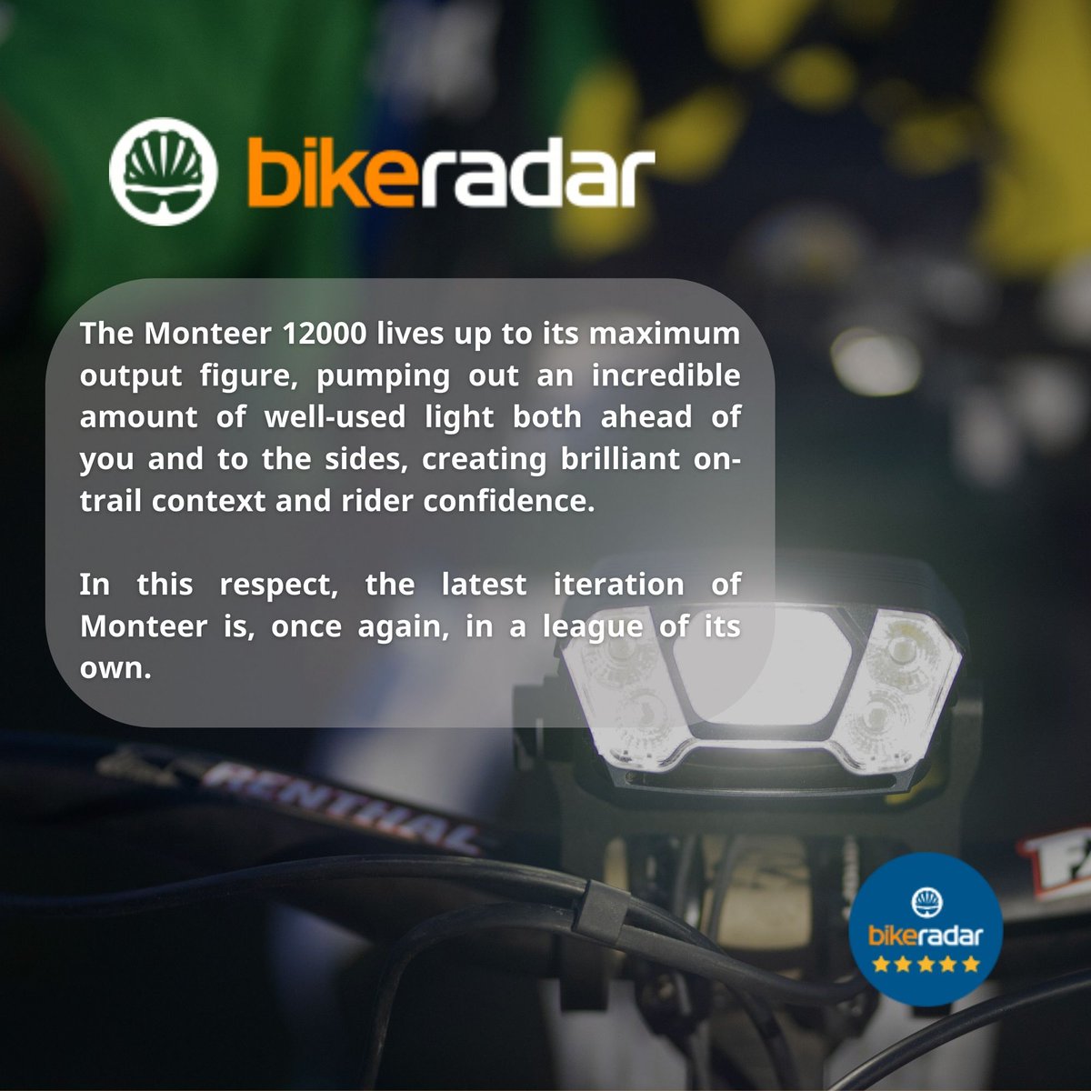 MagicshineL's tweet photo. #MONTEER12000 Media Review🚀✨
We're thrilled to have been featured in three top media outlets, including @bikeradar, @mtbr, and @thesweetcyclist. 💬👀
Their review highlights the MONTEER 12000's design. 🚀💪
#newarrival #magicshine #mtb #lumens #challenge https://t.co/m7oXujL6IZ