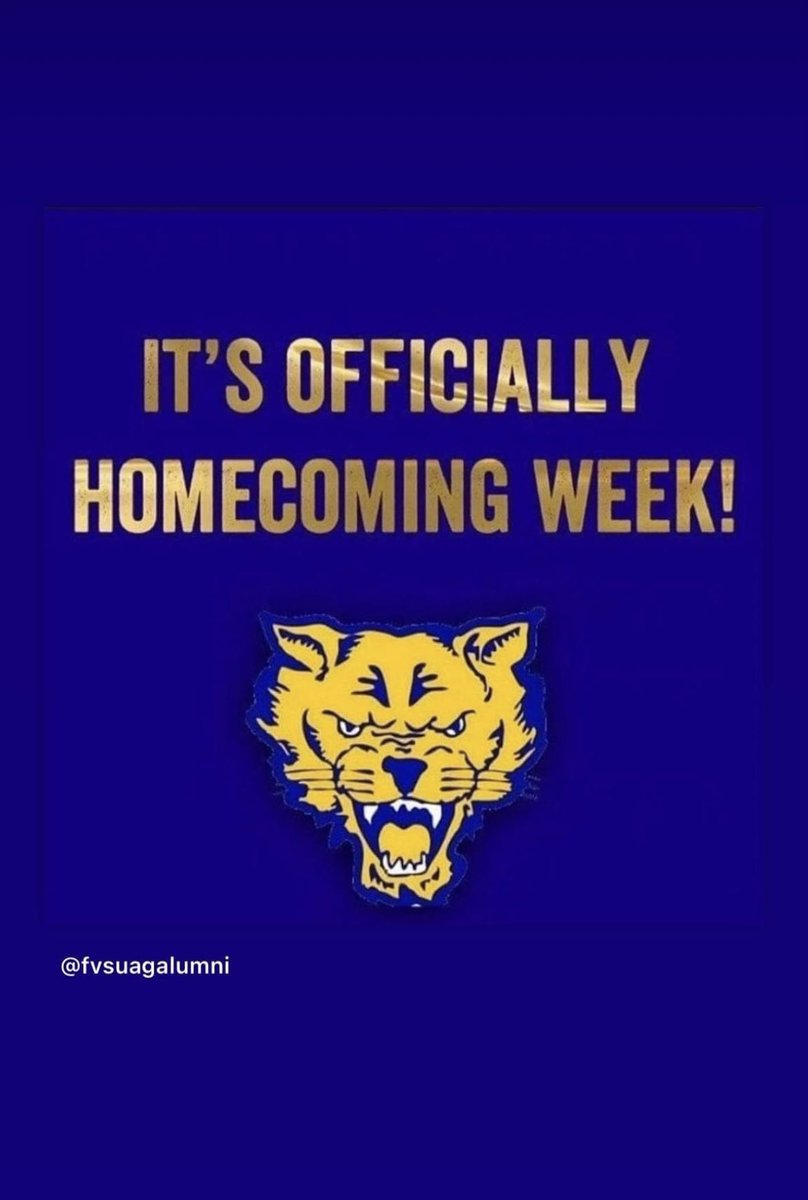 Kwray54's tweet image. Homecoming Week is amongst us. Giving a warm Welcome Back to all Alumni. Enjoy the festivities and make sure y’all join us Saturday for the Big Game Vs Morehouse 2:00 PM. #FVSUFootball #HomecomingWeek #ElevateTheGrowl #TrenchMob