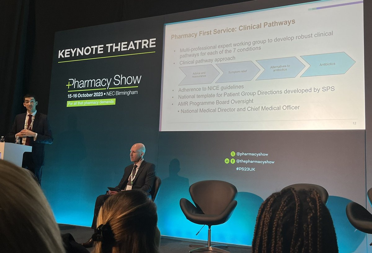 NHS Specialist Pharmacy Service (@nhs_sps) on Twitter photo Ali Sparke & <a href="/davidwebb_1/">David Webb</a> noting the contribution <a href="/NHS_SPS/">NHS Specialist Pharmacy Service</a> are making to Pharmacy First in their <a href="/pharmacyshow/">The Pharmacy Show</a> keynote
#PS23UK #PharmacyShow Ali Sparke & <a href="/davidwebb_1/">David Webb</a> noting the contribution <a href="/NHS_SPS/">NHS Specialist Pharmacy Service</a> are making to Pharmacy First in their <a href="/pharmacyshow/">The Pharmacy Show</a> keynote
#PS23UK #PharmacyShow