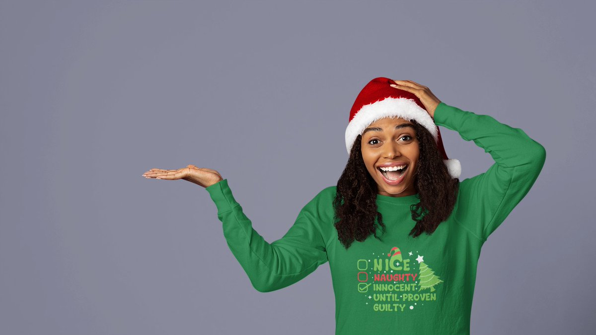 🎅 Naughty or Nice? No need to choose with this sweater! 🤣 Embrace the holiday spirit with a dash of humour and style. Perfect for festive gatherings, spreading cheer, and celebrating the season in the most playful way. #Christmas2023 #ChristmasJumper

shorturl.at/diqsx