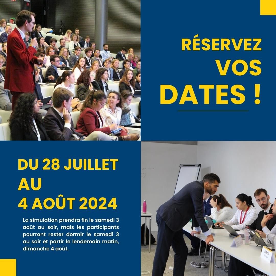 laSPECQUE's tweet photo. Pssst, approche ! 
La SPECQUE doit te donner des informations pour l’édition 2024 🇪🇺🇨🇦
Parmi ces nouvelles informations, on retrouve le nouveau logo de l’édition 2024 mais aussi les dates et le lieu de la simulation ! 
Alors, tu seras là ? https://t.co/JzIy9Ifabg