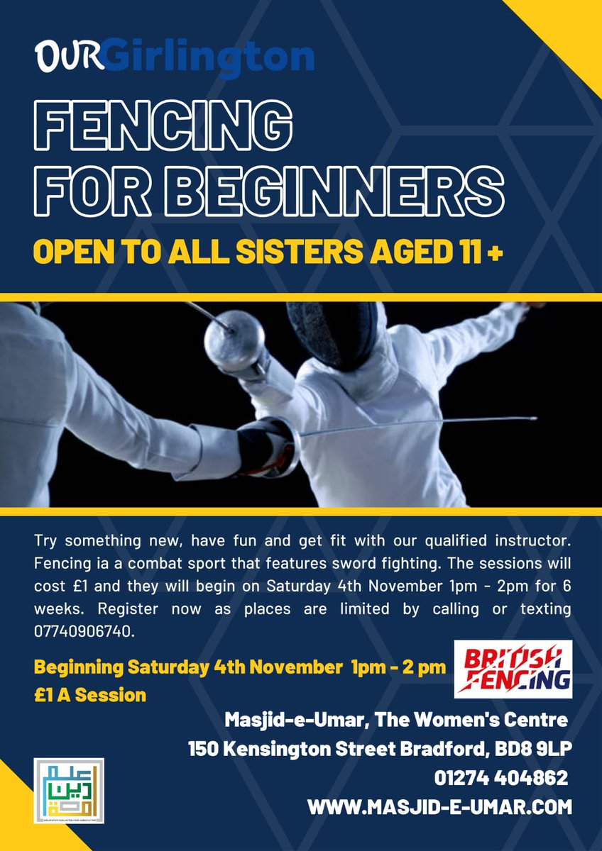 Fantastic opportunity not to be missed! 🤺