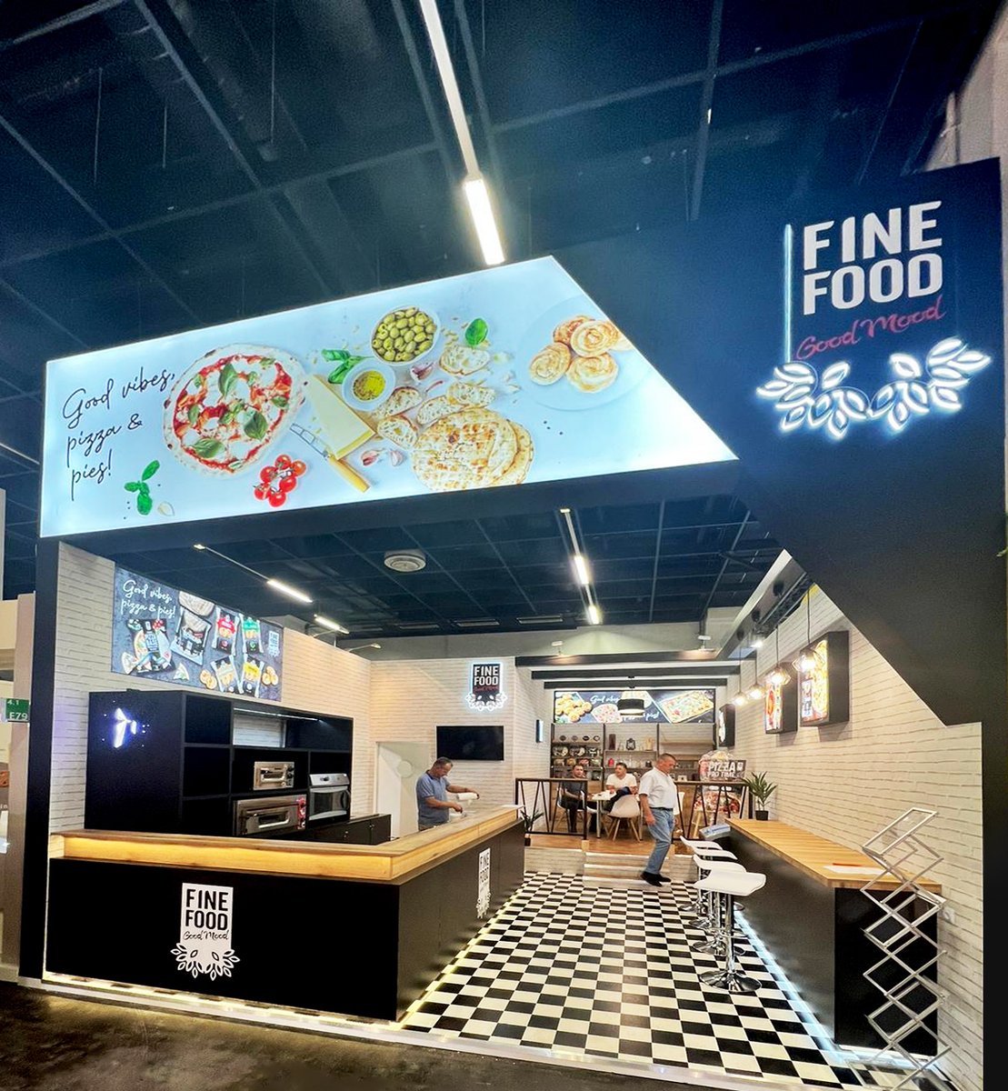 BoothConstruct1's tweet image. Indulge your senses at our captivating 49 sq.m booth, meticulously crafted for our client #Finefood . We've taken our design excellence to new heights at this year's @Anugacologne show.

#StandBuilder #StandContractor #ModularStand #anuga #foodindustry #finefoods