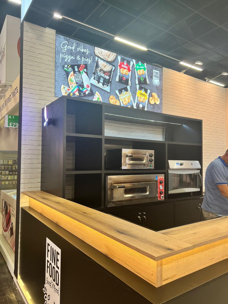 BoothConstruct1's tweet image. Indulge your senses at our captivating 49 sq.m booth, meticulously crafted for our client #Finefood . We've taken our design excellence to new heights at this year's @Anugacologne show.

#StandBuilder #StandContractor #ModularStand #anuga #foodindustry #finefoods
