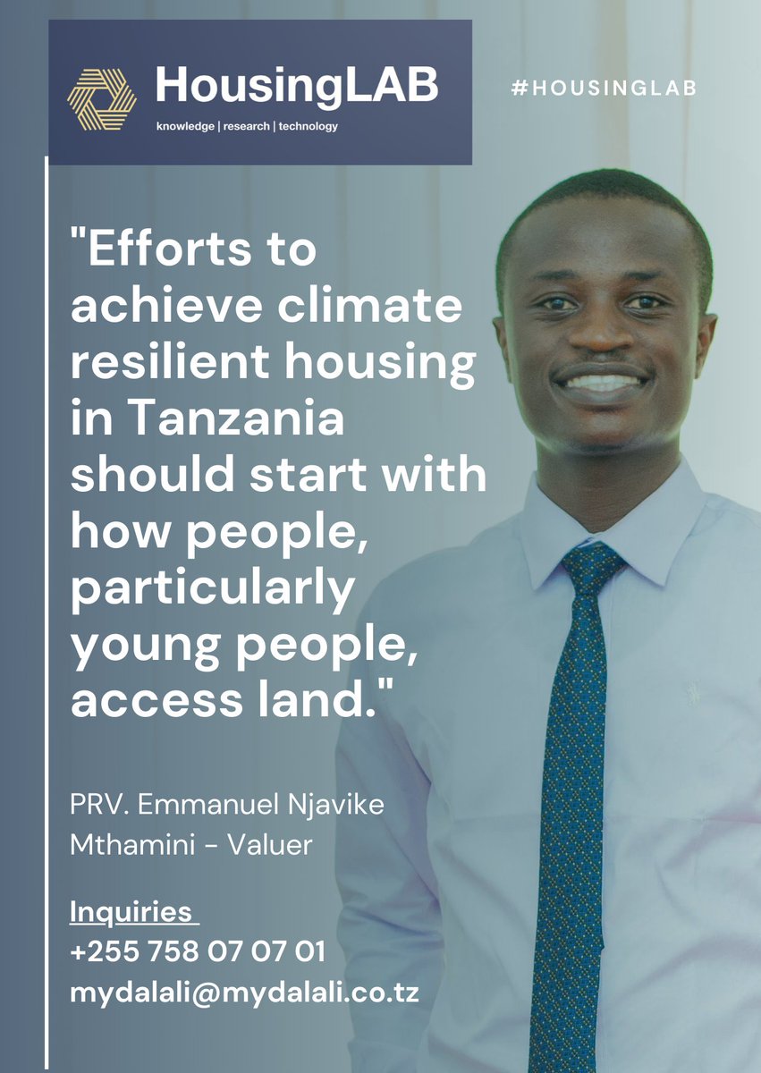 Housinglab_tz's tweet photo. Addressing Housing Challenges in Tanzania

cc @emmanuelnjavike @mydalali

#Housing
#HousingLab
#HousingLabTanzania 
#MyDalali #RealEstate #HelloAfricaConsults https://t.co/DgQ0YuFEUX