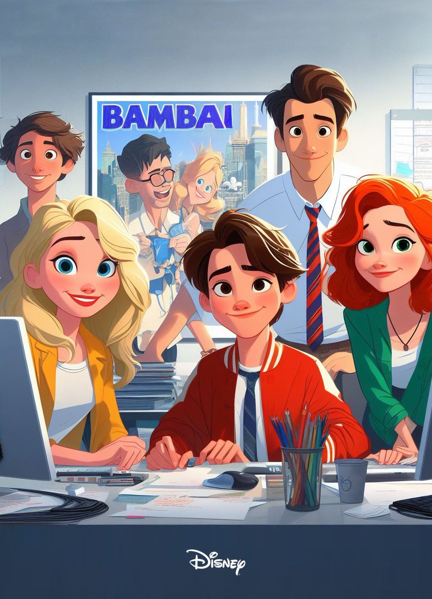 Qué os parece la versión Disney Pixar de Bambai?? 🚨💙

(Me da mal rollito el cuadro eso si)