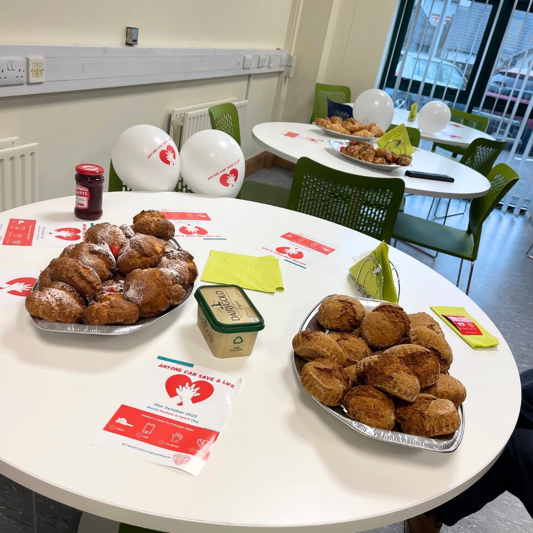 occupli_'s tweet photo. The Occupli team hosted a coffee morning earlier today to mark National Restart a Heart Day.

For more info on our PHECC-approved courses, click here: https://t.co/RZGKGIq47S 
 #occupli #irishheartfoundation #restartaheart https://t.co/Syupt39uwH