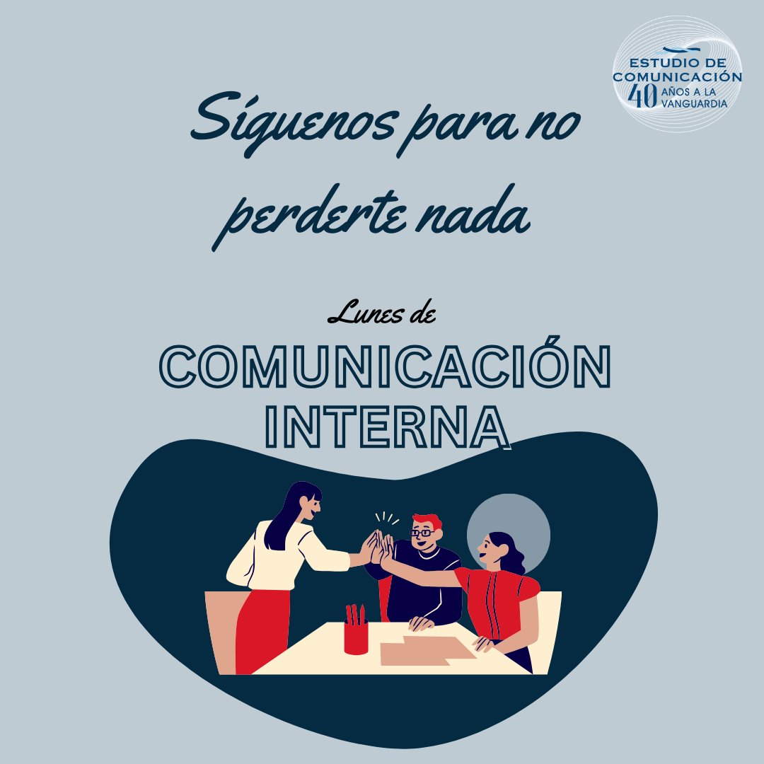 EstComunicacion's tweet photo. 🚀 Hoy compartimos con vosotros el enfoque de Estudio de Comunicación sobre la comunicación Interna. 

¿Qué te parece? 👇

#LunesdeComunicaciónInterna https://t.co/H8fXfZ8ecK