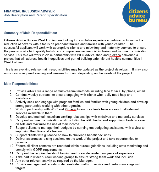 Citizens Advice Bureau West Lothian tweet media