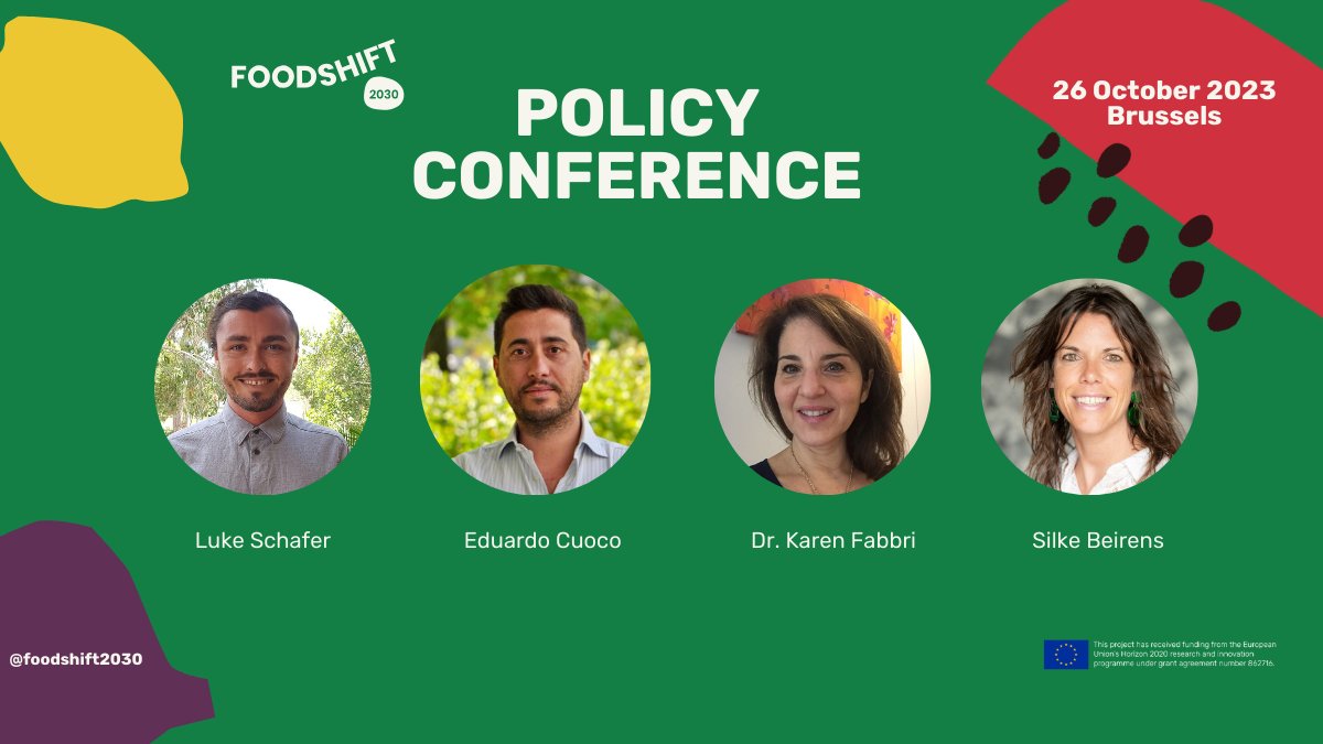 FoodSHIFT2030's tweet photo. 📢 #FoodSHIFT2030 Conference speakers:
👤 Luke Schafer: FS2030 Co-coordinator
👤 Eduardo Cuoco: Director @OrganicsEurope
👤 Karen Fabbri: Deputy Head of Unit Bioeconomy & Food Systems, @EUScienceInnov
👤 Silke Beirens: Vice-Mayor City of Oostende
🔗https://t.co/LnDL2yjrgH
#H2020 https://t.co/saqvVLzjTr