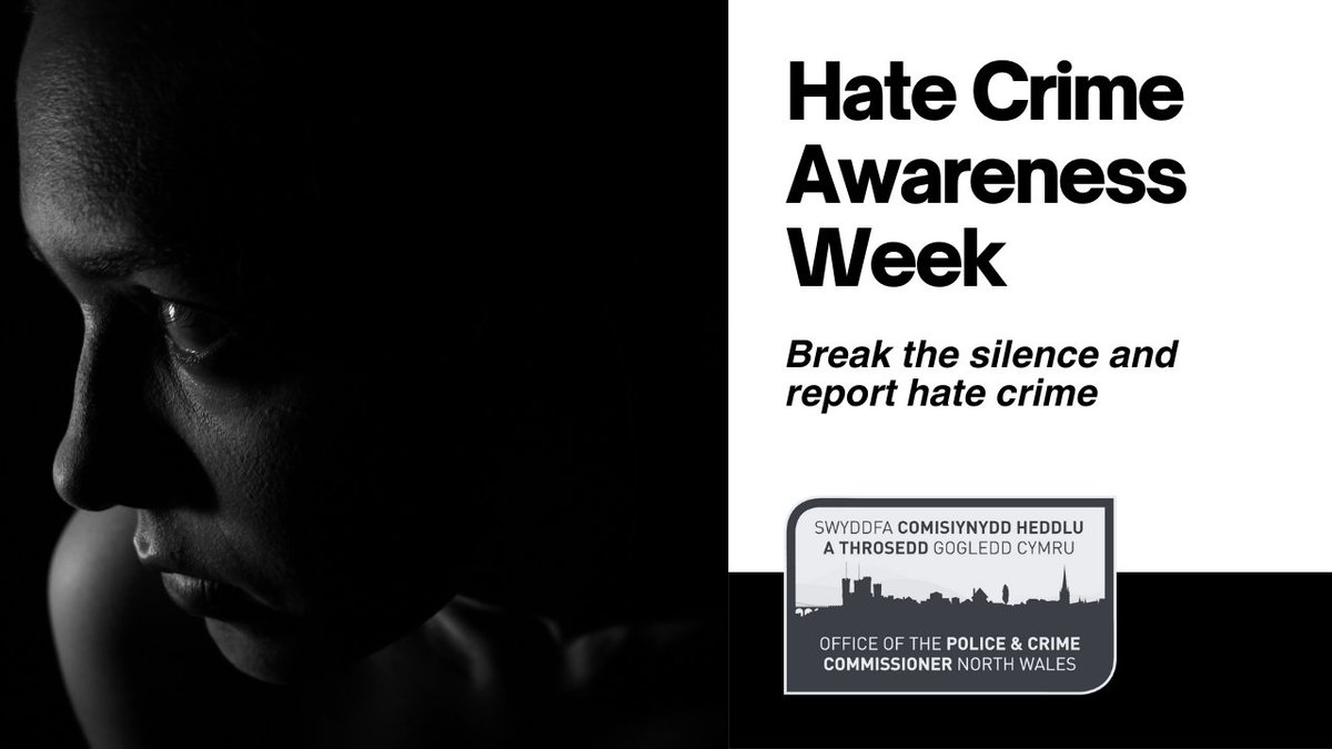 schthgc_nwopcc's tweet photo. Hate crimes send a message of fear and exclusion to our communities. That's why it's so important that we report hate crimes not only during Hate Crime Awareness Week but every day. If you see or experience a hate crime, speak up:

➡️ Report hate crime: https://t.co/crEcVtyX5S

➡️ Support for victims: https://t.co/EQgs5xchGN