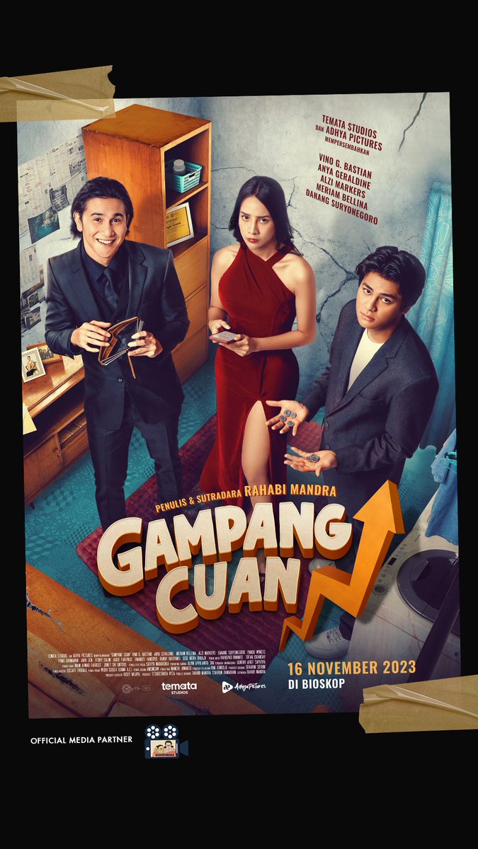 Pricilliady's tweet photo. YUHUUU.. OFFICIAL POSTER @gampangcuanfilm #GampangCuanFilm https://t.co/UYYrdmcI00