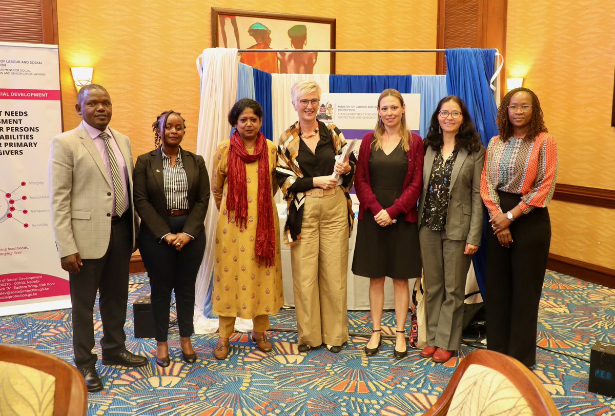.<a href="/UNICEFKenya/">UNICEF Kenya</a> thanks <a href="/SwedeninKE/">Swedish Ambassador to Kenya</a> &amp; <a href="/noradno/">Norad</a> for the generous support in developing the Support Needs Assessment Report for persons with disabilities &amp; their primary caregivers.

This will improve the well-being of children with disabilities &amp; help them reach their full potential.
