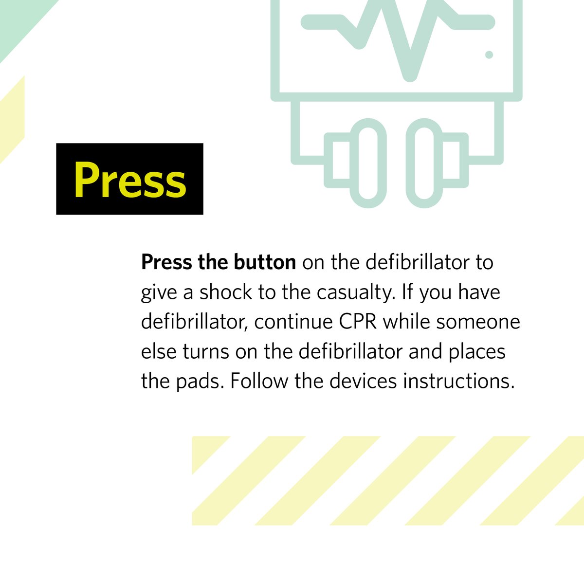 Less than 1 in 10 people survive cardiac arrests outside of hospital. We want people to feel confident using a defibrillator to increase survival rates, by following these steps:

📞 Phone
👆 Push
💚 Press

Read more 👉 bit.ly/46tmjV1
#RestartAHeart