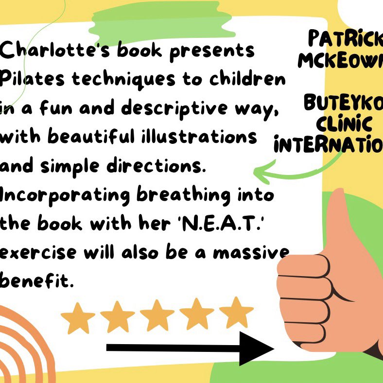 SuperpowerSloth's tweet photo. Patrick McKeown, world famous breathing expert has this to say abt Susie Sloth and her Secret Superpower…
Praise for the ‘N.E.A.T.’ exercise which is susie’s secret code. This unique book includes 5 breathing exercises, 1 of which is a #Buteyko practice that helps with #anxiety https://t.co/Nak9RvgVrU
