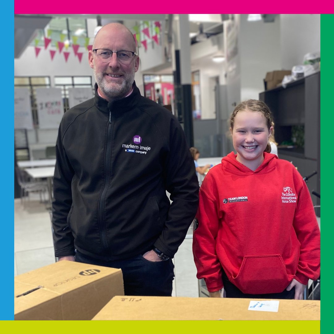 A huge thank you @markem_imaje for their incredible donation of 6 desktops for our Makers Zone. We're incredibly grateful for their continued support 💚 To find out more about how Markem support us, visit inspireyouthzone.org/markem-imaje/