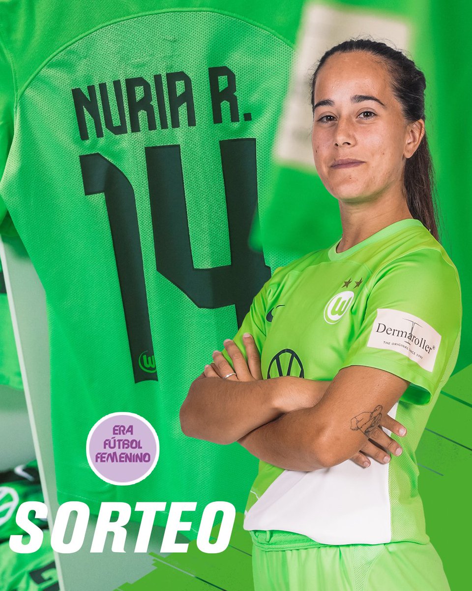 Era Fútbol Femenino (@erafutbolfem) on Twitter photo 💚 ¡SORTEO ESPECIAL con el <a href="/VfLWolfsburg_ES/">VfL Wolfsburg ES</a>!
👕 Gana la camiseta de NURIA RÁBANO, primera jugadora española en vestir los colores del Wolfsburgo
❗️Requisitos:
1️⃣ Seguir a <a href="/Erafutbolfem/">Era Fútbol Femenino</a> y <a href="/VfLWolfsburg_ES/">VfL Wolfsburg ES</a>
2️⃣ Dar MG y RT a este tweet
⏳Tenéis hasta las12h del lunes 23 para 💚 ¡SORTEO ESPECIAL con el <a href="/VfLWolfsburg_ES/">VfL Wolfsburg ES</a>!
👕 Gana la camiseta de NURIA RÁBANO, primera jugadora española en vestir los colores del Wolfsburgo
❗️Requisitos:
1️⃣ Seguir a <a href="/Erafutbolfem/">Era Fútbol Femenino</a> y <a href="/VfLWolfsburg_ES/">VfL Wolfsburg ES</a>
2️⃣ Dar MG y RT a este tweet
⏳Tenéis hasta las12h del lunes 23 para