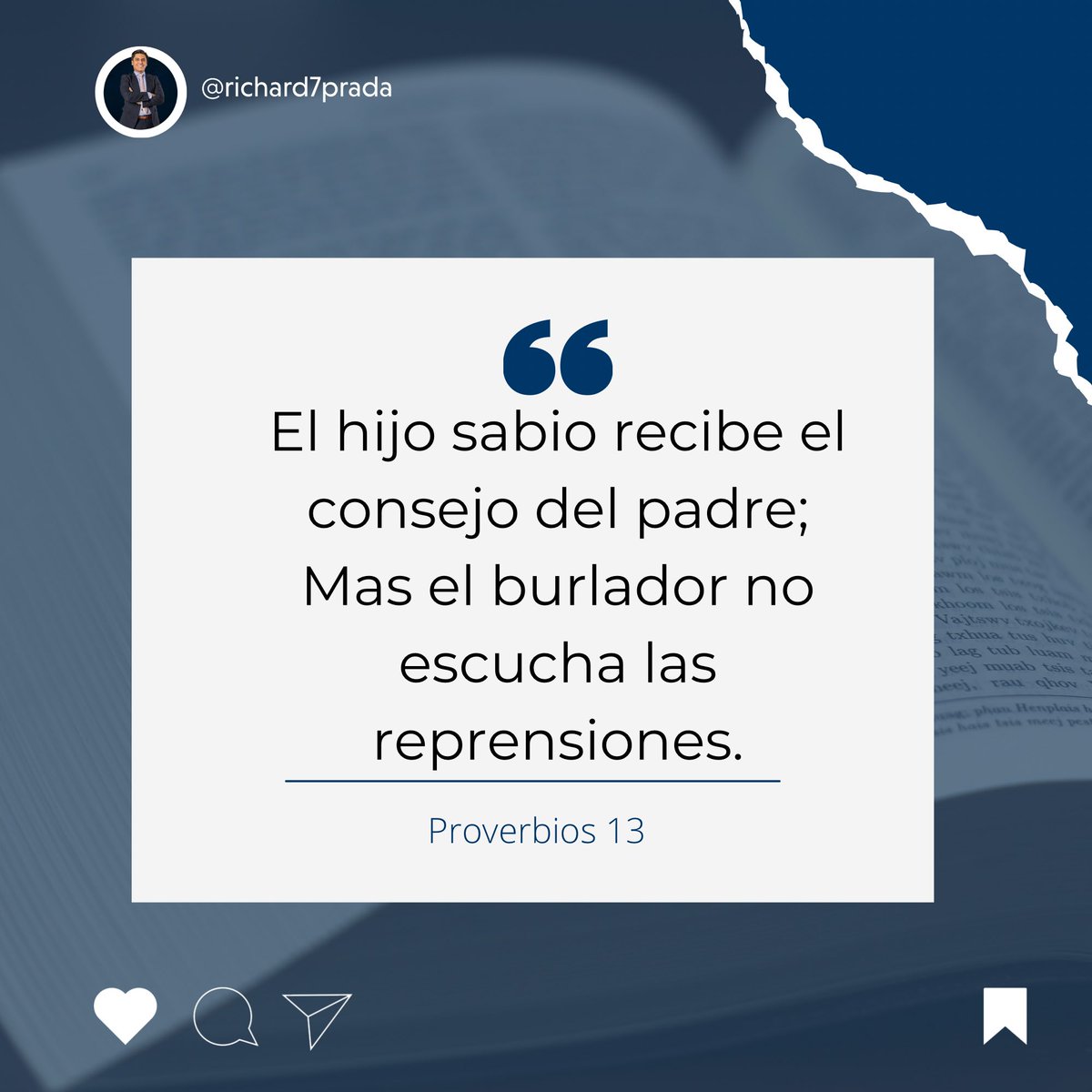 Proverbios 13✅

La diferencia entre el sabio y el necio es escuchar el consejo; la diferencia entre el rico y pobre es la obediencia. Procuremos ser personas que escuchen más de lo que hablan, y que obedezcan más de que dicen hacerlo. 
#rpsp