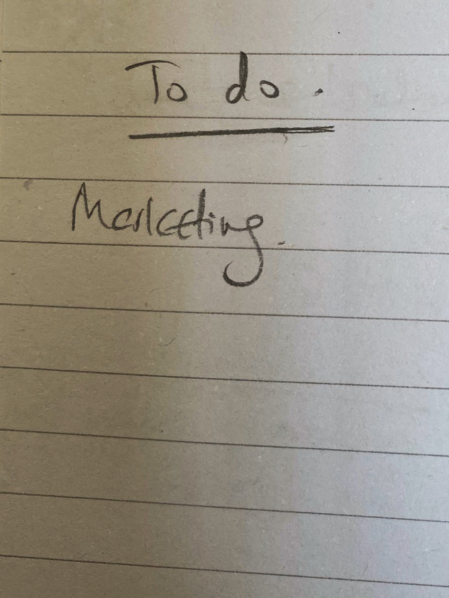 JuliaHawkinsph1's tweet photo. Just discovered this in one of my note books 😅😂🙄

#Marketing #Freelancelife https://t.co/xq2GWV5owQ