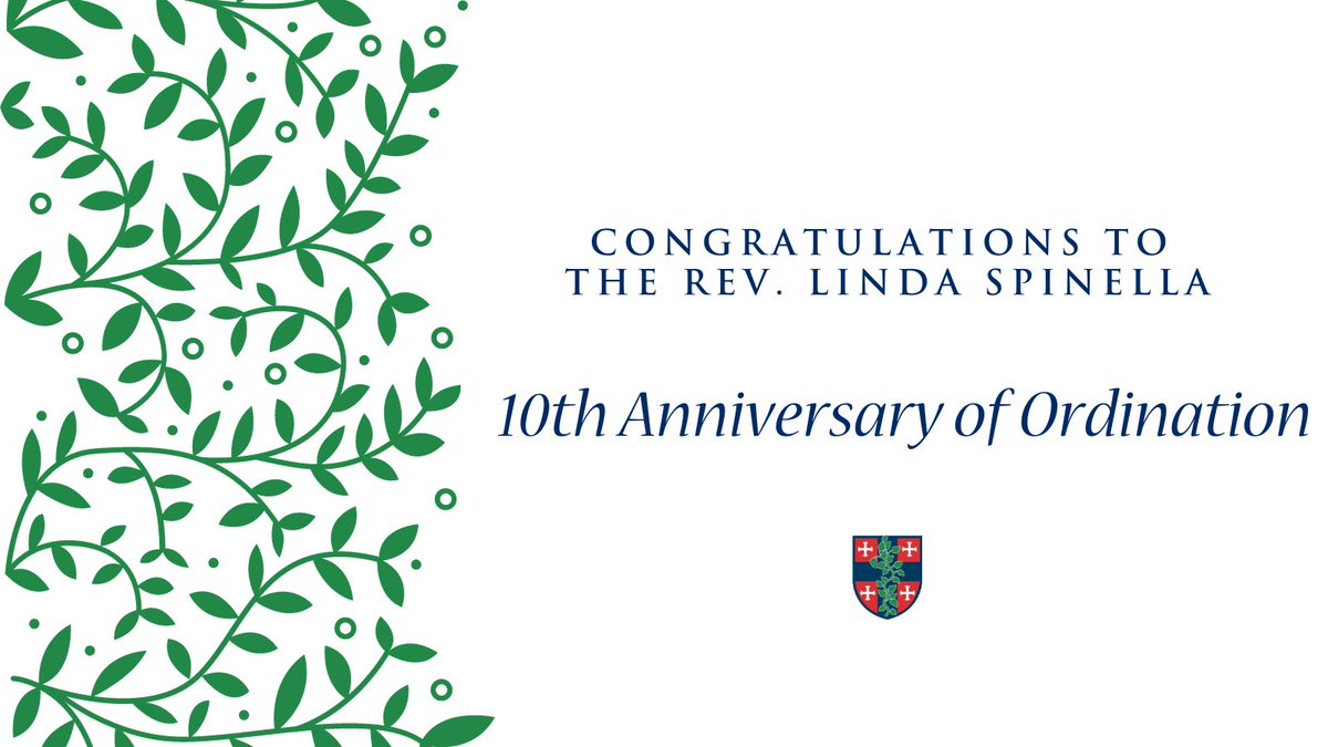 NHEpiscopal's tweet photo. Congratulations to the Rev. Linda Spinella on the 10th Anniversary of her Ordination to the Priesthood! God bless you and all you have achieved and will continue to achieve.

#episcopalchurch #episcopal #ordinationanniversary https://t.co/sT4TZoxmaZ
