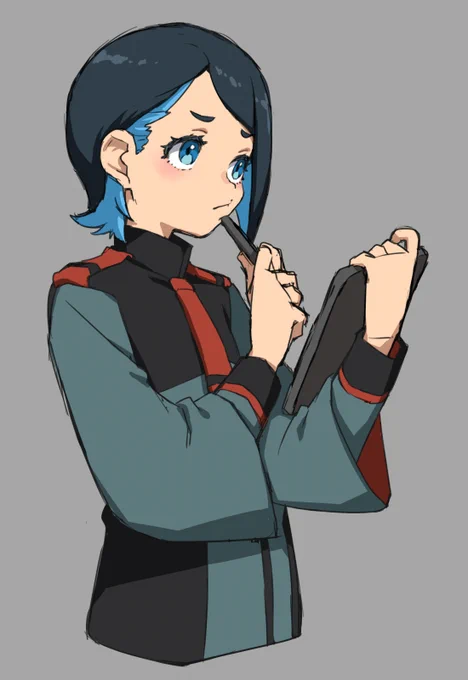 ファンボリク絵二枚目 ニカ姉 前回ハッシュタグわすれとったわw #水星の魔女