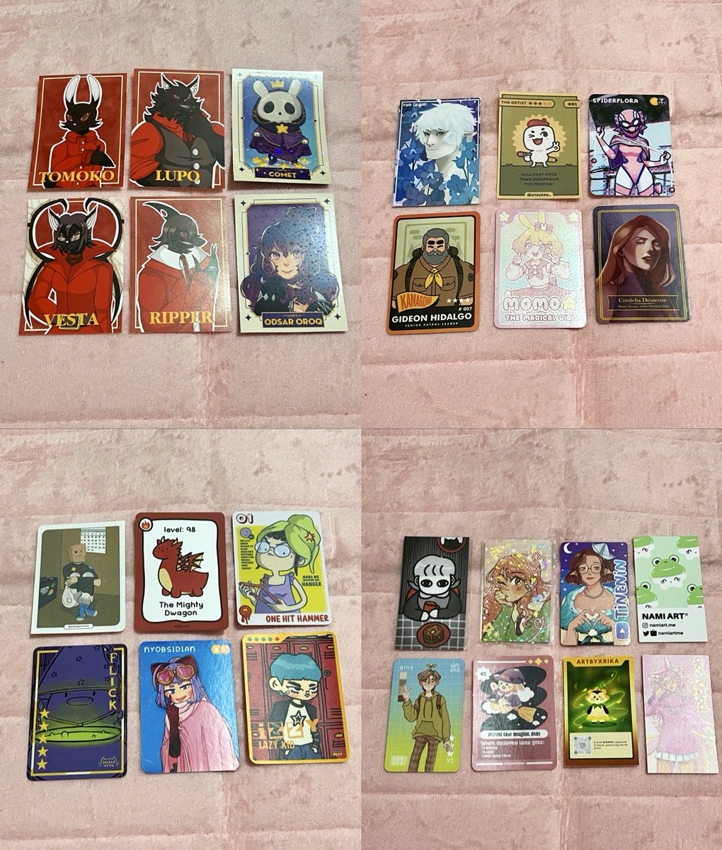 ART TO CART PH 2023
⭐️ OC TRADING CARDS 🌀

thank u so much for trading with me 😭 good luck on next cons, and i hope to see u all again! 🩷

🔖 #ArtToCart #ArtToCartPH #ArtToCart2023 #ATC2023