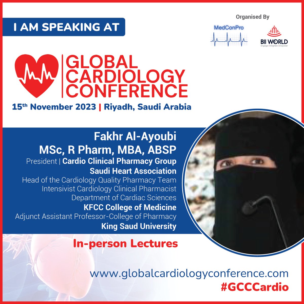 GlobalCardio23's tweet photo. We're delighted to announce the addition of Fakhr (فخر) Alayoubi, an exceptional expert in the field of cardiology, to our amazing speaker line-up at the Global #Cardiology Conference! 
=>> Register Today: https://t.co/xOop8wsChj #GCCCardio #heartattack #heartdisease #cardiac https://t.co/4x7v6uMKji