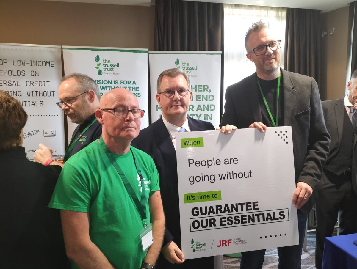 It was encouraging to see MPs at the @duponline conference reinforce their support to #guaranteeouressentials at Westminster.

We need urgent interventions from a restored NI Executive to provide support for households this winter and deliver a long-term anti-poverty plan.