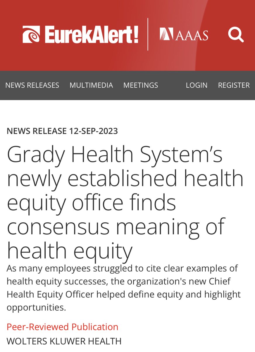 BDHEA_'s tweet image. Understanding '#healthequity' is vital for a fair #healthcaresystem. It empowers us to advocate for policies that prioritize everyone's well-being. Clarity on this concept is essential for action. Read all about it via @EurekAlert: eurekalert.org/news-releases/…