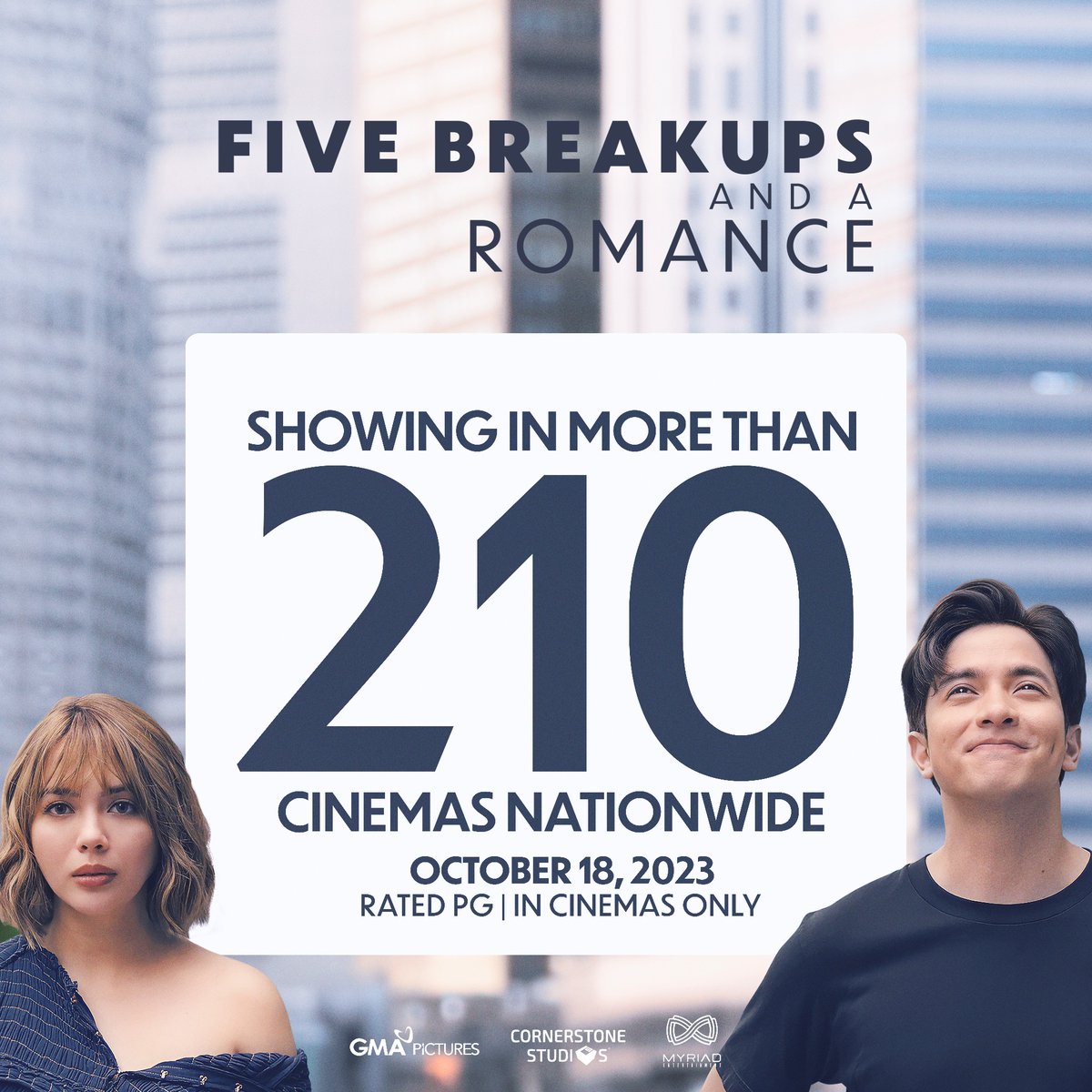 Five Breakups and a Romance, ipapalabas sa more than 210 cinemas nationwide! Iba pa rin talaga sa sinehan! #FiveBreakupsAndARomance